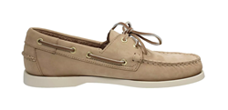 DOCKSIDES PORTLAND MOCASSINO DA BARCA UOMO BEIGE CAMEL NUBUCK